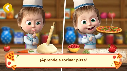 Captura de pantalla 4 de 8 de Masha y el Oso Juegos de Pizza