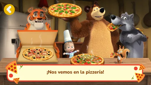 Captura de pantalla 7 de 8 de Masha y el Oso Juegos de Pizza