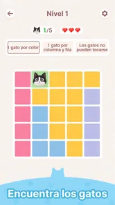 Captura de pantalla 2 de 8 de Meowdoku: Puzles lógicos
