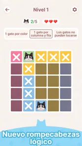 Captura de pantalla 3 de 8 de Meowdoku: Puzles lógicos