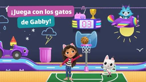 Captura de pantalla 2 de 8 de Gabbys Dollhouse Juegos Gatos