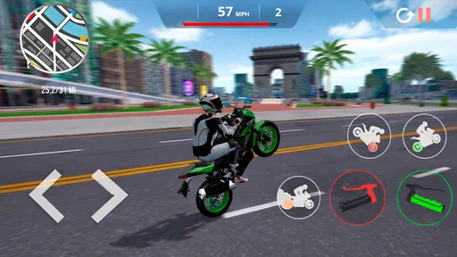Screenshot 2 di 8 di Motorcycle Real Simulator