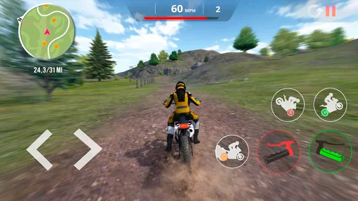 Screenshot 3 di 8 di Motorcycle Real Simulator