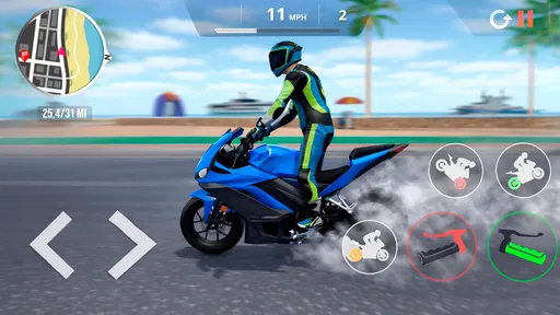 Screenshot 5 di 8 di Motorcycle Real Simulator