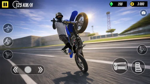 Screenshot 1 di 5 di Wheelie Life: Moto Stunt