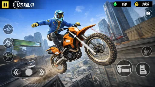 Screenshot 3 di 5 di Wheelie Life: Moto Stunt