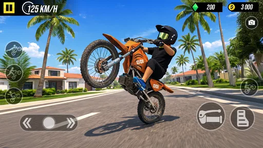 Screenshot 5 di 5 di Wheelie Life: Moto Stunt