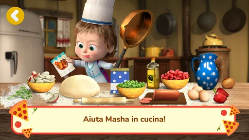 Screenshot 2 di 8 di Masha e Orso: La Pizzeria!
