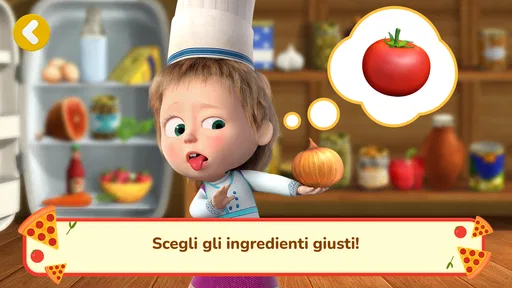Screenshot 3 di 8 di Masha e Orso: La Pizzeria!