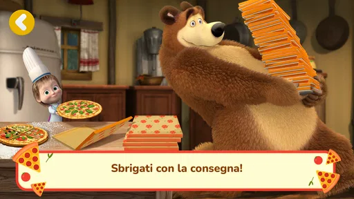Screenshot 5 di 8 di Masha e Orso: La Pizzeria!