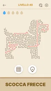 Screenshot 3 di 8 di Amaze GO! - Freccia Rompicapo