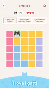 Screenshot 2 di 8 di Meowdoku: Rompicapi logici