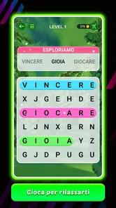 Screenshot 1 di 8 di Parole intrecciate Italiano
